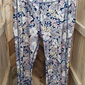 Tabari Sport Floral Patterned Leggings Size XL